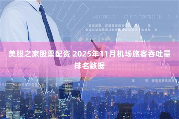 美股之家股票配资 2025年11月机场旅客吞吐量排名数据