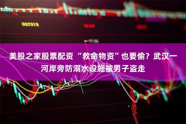 美股之家股票配资 “救命物资”也要偷？武汉一河岸旁防溺水设施被男子盗走
